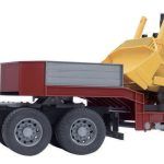 Camion porte-engins SCANIA R avec bulldozer CATERPILLAR