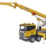 Camion SCANIA avec grue telescopique LIEBHERR