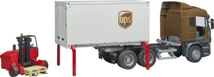 Camion porte container SCANIA avec chariot élévateur – Image 5