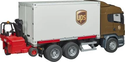 Camion porte container SCANIA avec chariot élévateur – Image 6