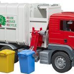 Camion poubelle MAN avec chargement latéral