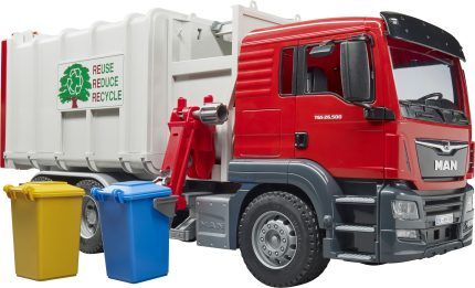 Camion poubelle MAN avec chargement latéral – Image 3