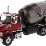WESTERN STAR 4700 6x4 malaxeur, rouge et gris