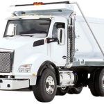 KENWORTH T880 6x4 benne, blanc