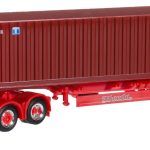 SCANIA R 6x4 avec remorque porte container