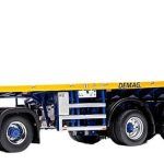 MERCEDES Arocs 8x4 SLT avec remorque porte-engins 7 essieux