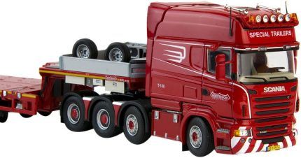 SCANIA R6 Longline 8x4 avec remorque porte-engins NOOTEBOOM MCO-PX 3+6 essieux – Image 4