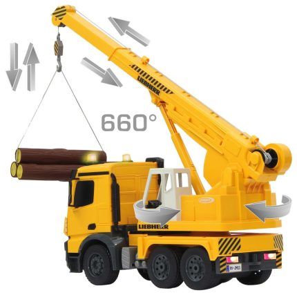 Camion Grue MERCEDES LIEBHERR, Radiocommandé 2,4Ghz "Prêt à rouler" – Image 3