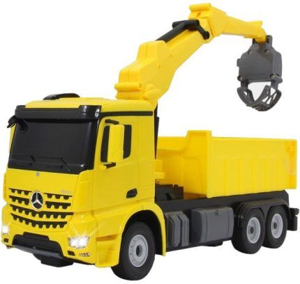 Camion grue et benne MERCEDES Arocs, Voiture Radio commandé 2,4GHz "Prêt à rouler" – Image 5