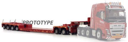 NOOTEBOOM Euro Lowloader Porte-engins 2+4 essieux, rouge – Image 3