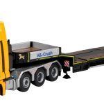 MAN TGX XXL 8x4 avec remorque porte-engins 3 essieux à rampes