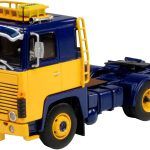 SCANIA Serie 1 6x2, bleu et jaune