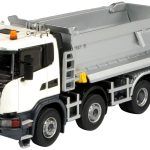 SCANIA CG16 8x4 benne, blanc