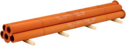 Tubes acier roulliés Hardox, 5 pièces