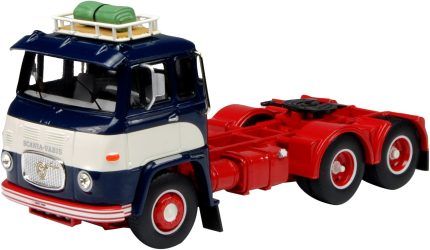 SCANIA LB76 6x2, bleu et rouge