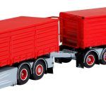 SCANIA R Highline 6x2 porteur benne et remorque 2 essieux