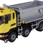 SCANIA Camion benne 8x4, Jaune