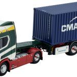 SCANIA R Highline 4x2 avec remorque porte-container et container citerne 20 pieds