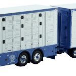 SCANIA S Highline 6x2 porteur avec remorque bétaillère 1+2 essieux