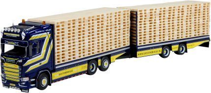 SCANIA S Highliner 6x2 porteur avec remorque de palettes