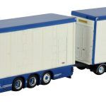 SCANIA R Highline 8x4 porteur et remorque bétaillière 2+3 essieux