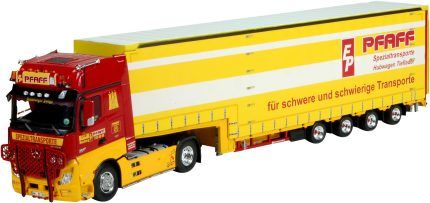 MERCEDES Actros Gigaspace 4x2 avec remorque bachée gros volume 5 essieux