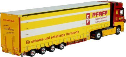MERCEDES Actros Gigaspace 4x2 avec remorque bachée gros volume 5 essieux – Image 2