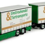 SCANIA S Highline 6x2 porteur baché avec remorque 2 essieux