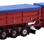 SCANIA R Highline 8x4 avec container amplirole