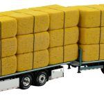 DAF XF105 Super Space Cab 6x2 combiné pateau à pailles