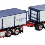 SCANIA S Highline CS20H 6x2 avec container à ridelle avec remorque 2+2 essieux