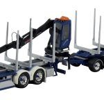 SCANIA R Normal 6x4 Porteur et remorque forestière 2+3 essieux