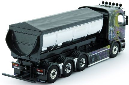 SCANIA R Topline 8x4 avec container asphalt  amplirole – Image 3
