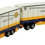 VOLVO F12 Globetrotter 6x2 combiné porteur et remorque frigo