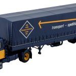 SCANIA 141 Torpedo 4x2 avec remorque bachée 2 essieux