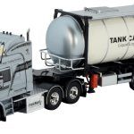 SCANIA T143 6x4 avec remorque container citerne
