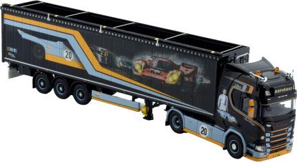 SCANIA R Highline CR20H 4x2 avec remorque à fond mouvant 3 essieux – Image 3