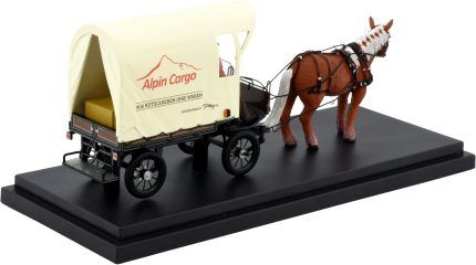 Cheval avec caleche de livraison – Image 3