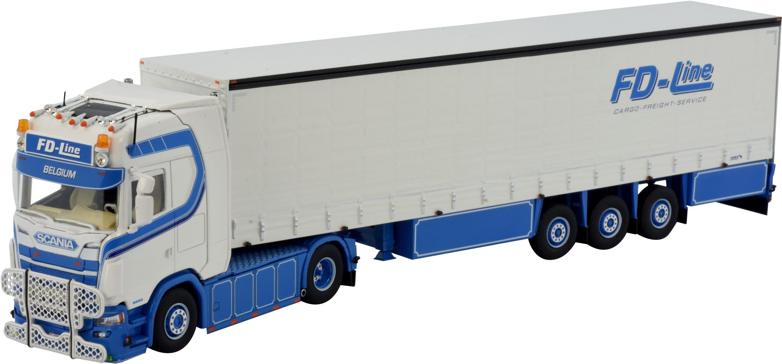 ELIGOR 1/43 - Camion SCANIA 500 S 4x2 Avec Remorque Bâchée - Réf ELI118346 - Neuf