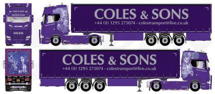 SCANIA S Highline CS20H 4x2 avec remorque bachée 3 essieux – Image 5