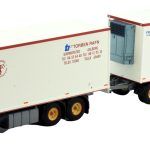 VOLVO F12 6x2 combiné porteur et remorque frigo