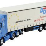 RENAULT T High 6x2 avec remorque bachée 3 essieux