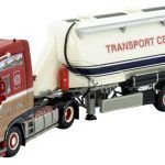 DAF XF Space Cab 4x2 avec remorque silo horizontale