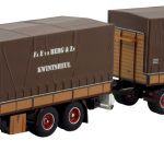 SCANIA Vabis 6x2 combiné porteur avec remorque bachée