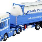 DAF XF Space Cab 6x2 remorque plateau et container citerne