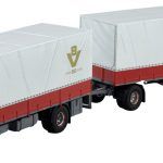 SCANIA 140 4x2 combiné porteur et remorque bahée