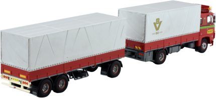 SCANIA 140 4x2 combiné porteur et remorque bahée – Image 3