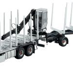 SCANIA R Topline 6x2 porteur avec grue et remorque forestière