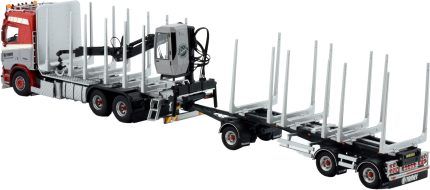 SCANIA R Topline 6x2 porteur avec grue et remorque forestière – Image 4