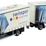 RENAULT T High 4x2 combiné porteur et remorque bachée